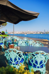 View of the promenade in Istanbul