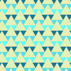 Fototapeta premium Simple repeating pattern with triangles