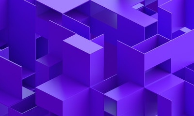 Abstract background, 3d render, modern geometric design