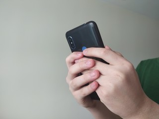 using a mobile phone