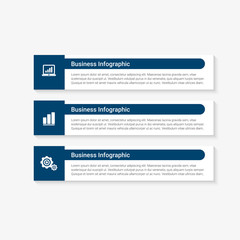 Modern Infographic Options Banner with 4 options. Vector infographic element. - Vector