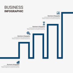 Modern Infographic Options Banner with 4 options. Vector infographic element. - Vector