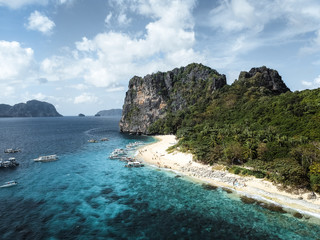 Fototapeta premium Helicopter Island