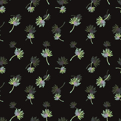 black and white seamless pattern