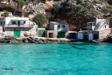 Fototapeta na wymiar swimming pool in the mediterranean sea