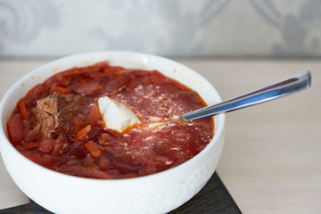 borsch Ukrainian Russian