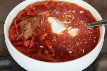 borsch Ukrainian Russian