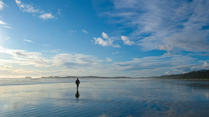 Naklejka premium Long Beach, Vancouver Island, BC, Canada 2020