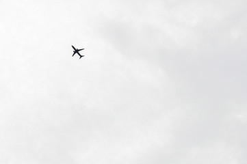 airplane in the sky