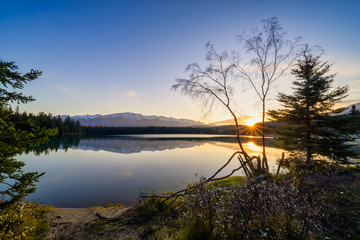 Anette Lake, Jasper Alberta Kanada travel destination