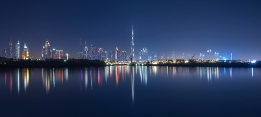 The Dubai frame and skyline