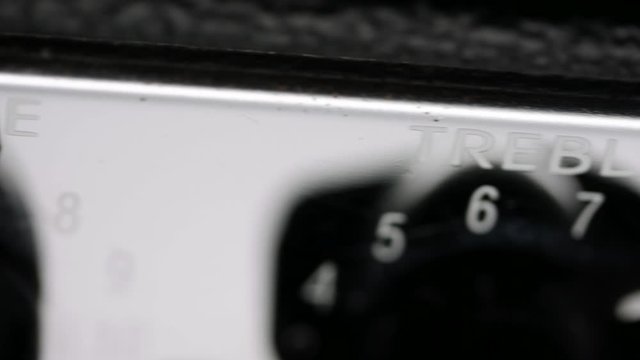 Volume nobs. Tracking across control nobs. Shot on RED in 4k. Free preview.