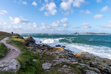 Tempête en mer d’Iroise