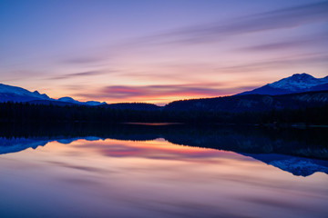 Anette Lake, Jasper Alberta Kanada travel destination