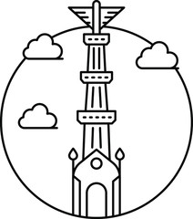 Naklejka premium skyscraper