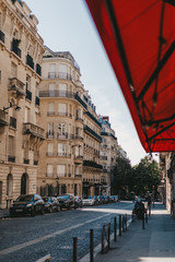 Naklejka premium street in the city Paris