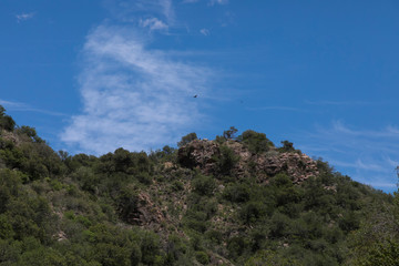 Fototapeta premium Paisaje de San Luis, Argentina. Montañas cielo y arroyos.