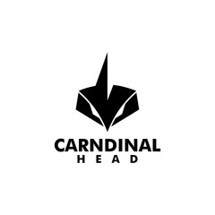 cardinal bird logo design vector