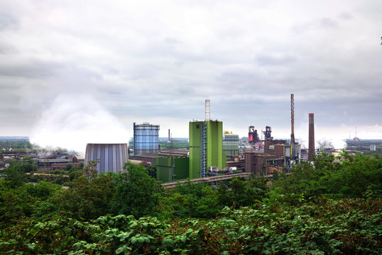 Heizkraftwerks Hamborn und ThyssenKrupp Steel Werk Bruckhausen