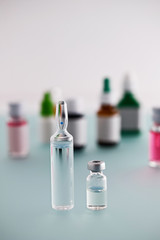 Multiple types of vials