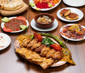 Grilled Chicken Wings with appetizers