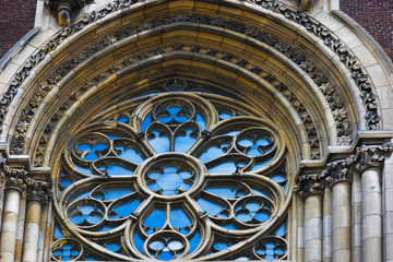 Obraz premium Church of Sts. Olha and Elizabeth, Lviv. One of the NEO GOTHIC-Style Churches in Ukraine