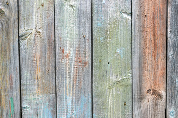 colored vintage wooden boards with different color shades