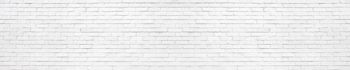 Photo sur Aluminium Mur de briques mur de briques blanches peut être utilisé comme arrière-plan