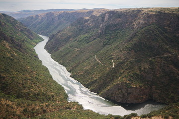 Arribes del Duero, Salamanca/Spain; Aug. 06, 2013. Los Arribes del Duero is a privileged natural...