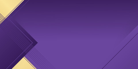 Luxurious purple and golden overlap layer background. elegant gold and purple luxury background. Abstract purple background a combination with golden decoration. Modern and luxury overlapping layers