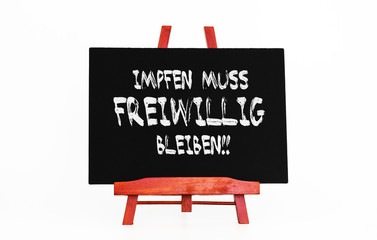 Impfen muss freiwillig bleiben!