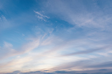 Obraz premium Amazing cloudscape on the sky at sunset time.