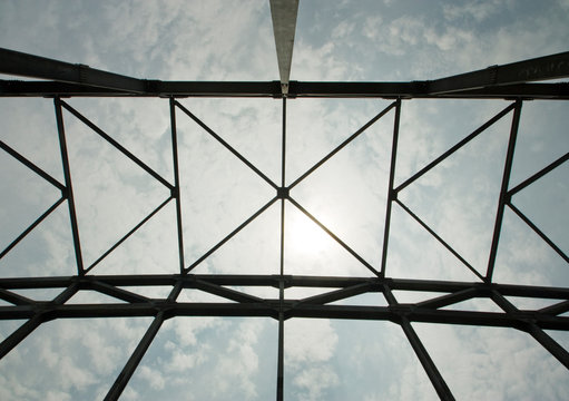 Bridge Construction At Bojonegoro City, Indonesia