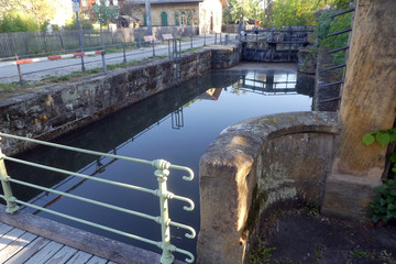 Historische Schleuse 100 in Bamberg