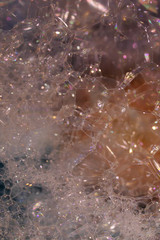 close up of beautiful bubble structures