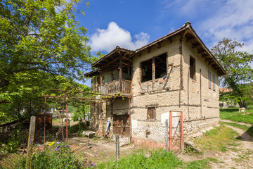 Old houses from the nineteenth century in Zlatolist, Bulgaria