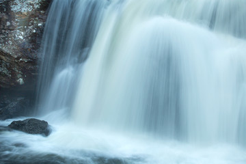 Champman Falls in Devil's Hopyard State Park in Connecticut.