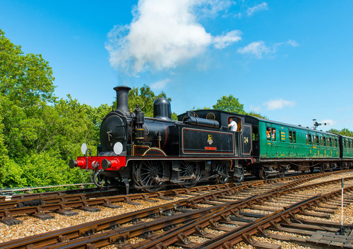 old steam train
