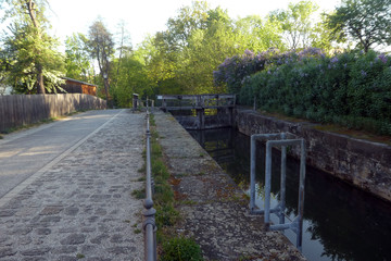 Historische Schleuse 100 in Bamberg