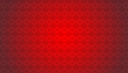 Canada maple leaf pattern background template.