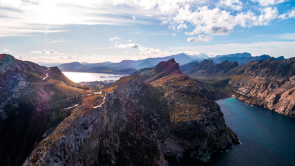 Montañas cap de formentor Mallorca Pollença