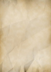 Retro pastel crumpled paper background.