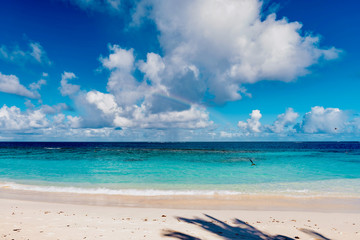 Caribbean island panorama of Anguilla