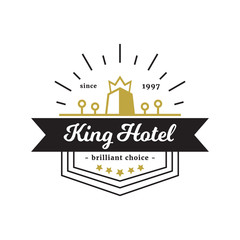 Cool Hotel vintage logo