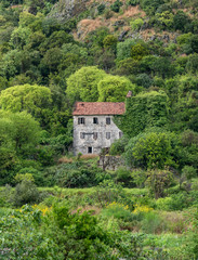 Fototapeta na wymiar Beautiful old stone house in Risan, Montenegro
