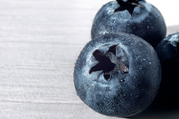 background of ripe blueberries closeup