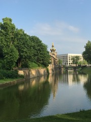 Fototapeta na wymiar Park in Dresden