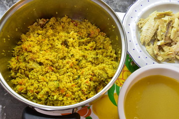 Cuscus di pesce, piatto tipico della sicilia occidentale