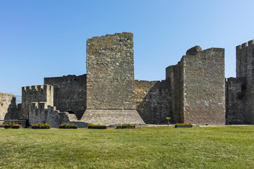 Fototapeta na wymiar Ruins of Smederevo Fortress, Serbia