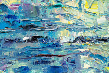 Oil painting, abstract drawing, handmade